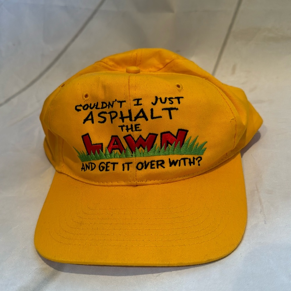 Shoebox Couldn’t I Just Asphalt the Lawn and Get it Over With Cap Hat SnapBack